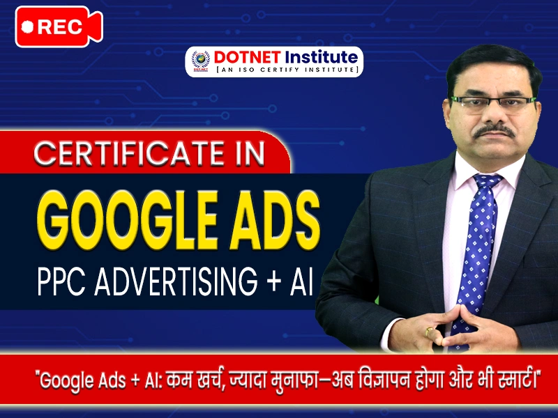 Certificate in Google ads