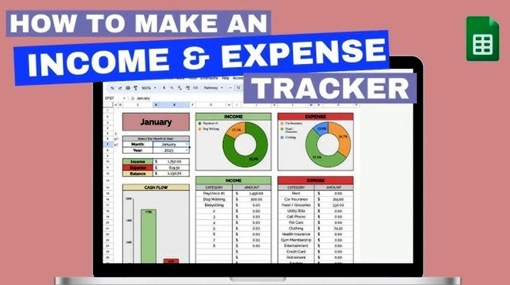 Creating a personal budget tracker in Excel