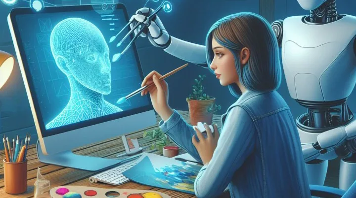 Computer literacy with AI as a Tool for Creativity and Self-Expression