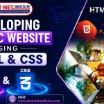Developing a basic website using HTML and CSS