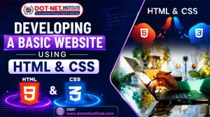 Developing a basic website using HTML and CSS