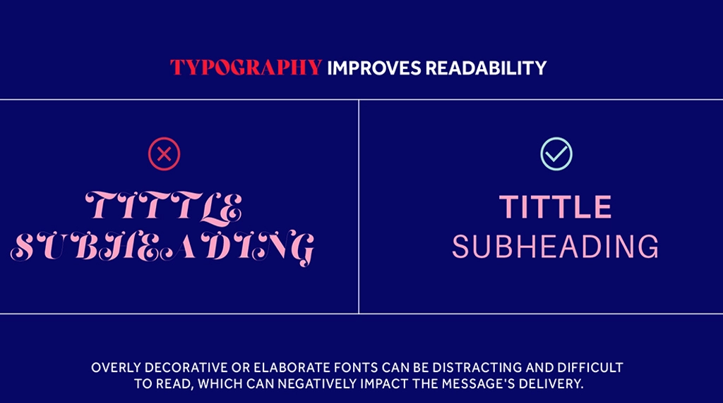 Pay Attention to Typography and Readability